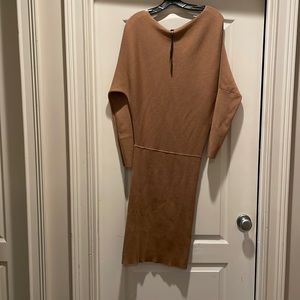 Off the shoulder sweater dress